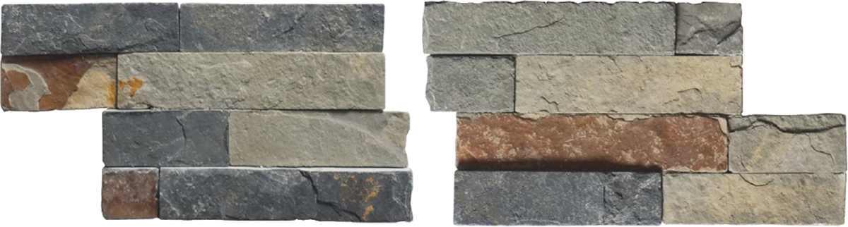 Rust Slate Angle Pieces Wall Cladding