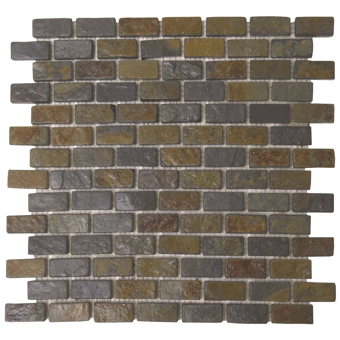 Rust Brick Slate Mosaic
