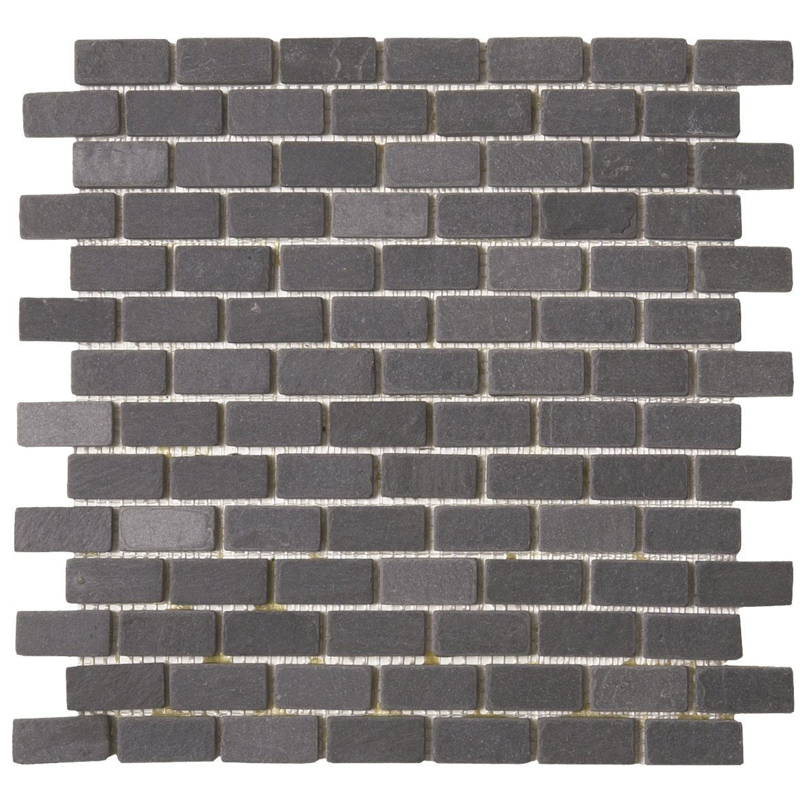Black Brick Slate Mosaic