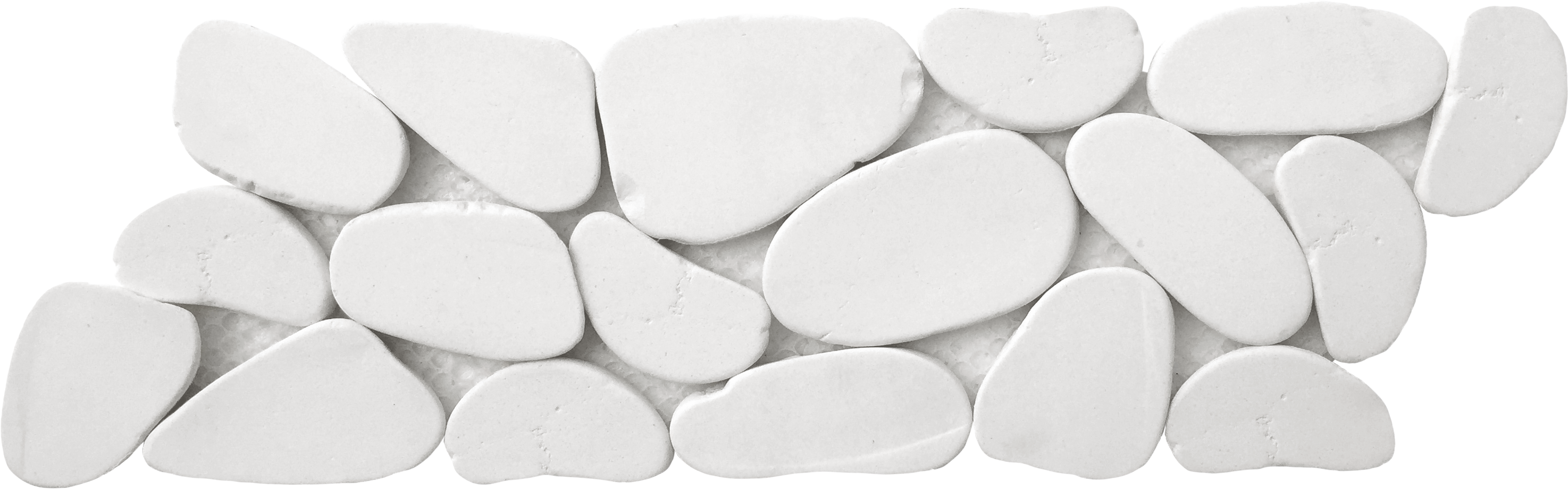White Reconstituted XL Stone Border