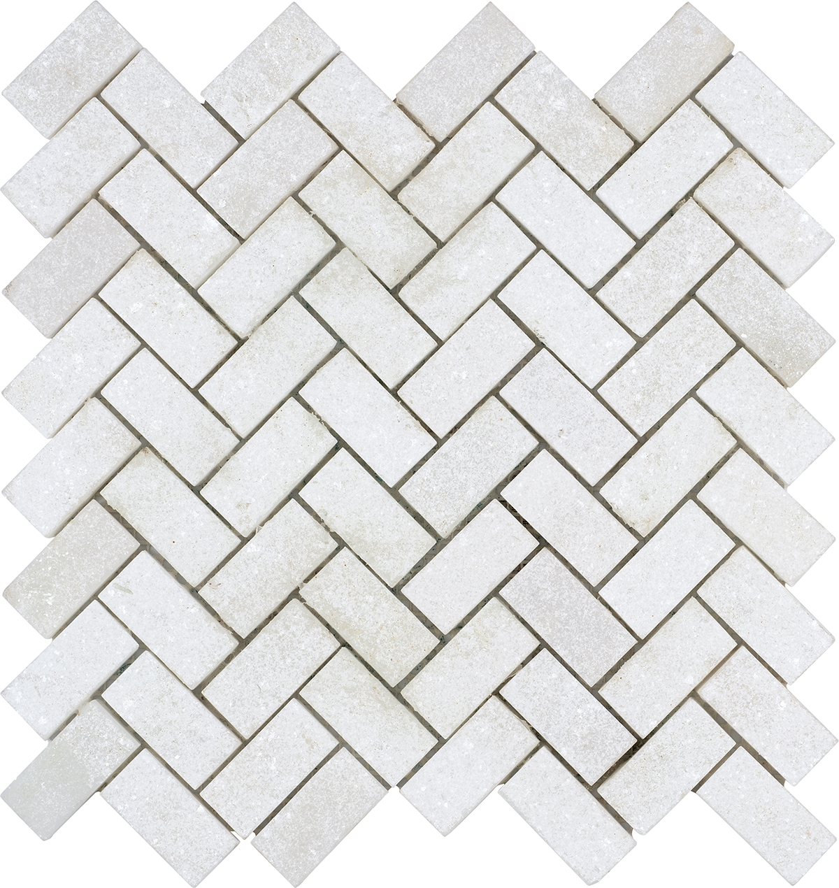 Herringbone White Mosaic