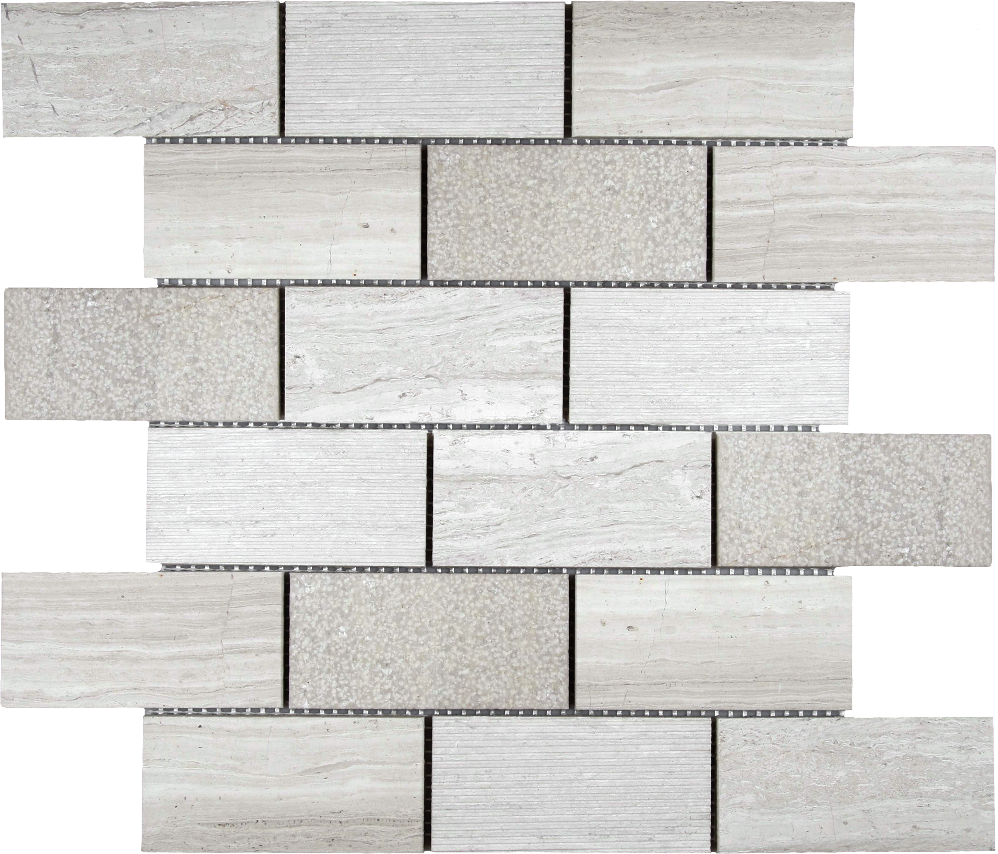 Multi Finish Mosaic Limestone - 2